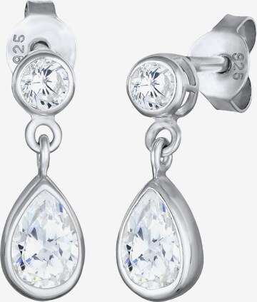 Boucles d'oreilles ELLI en argent : devant