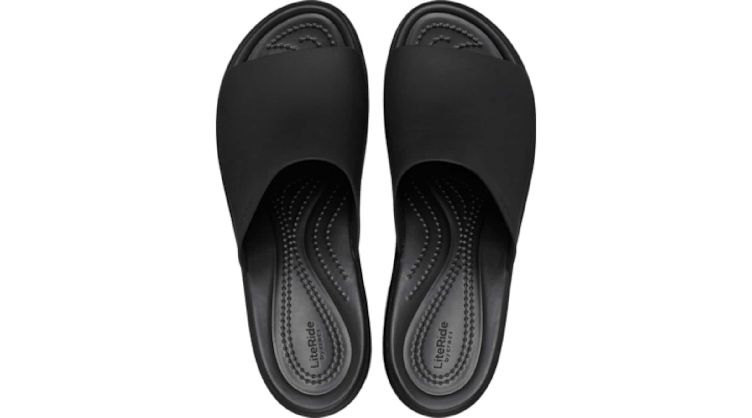 Crocs Plätu 'Brooklyn', värv must