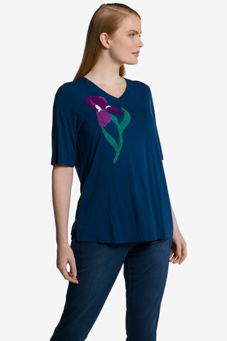 Ulla Popken T-Shirt in Blau: predná strana