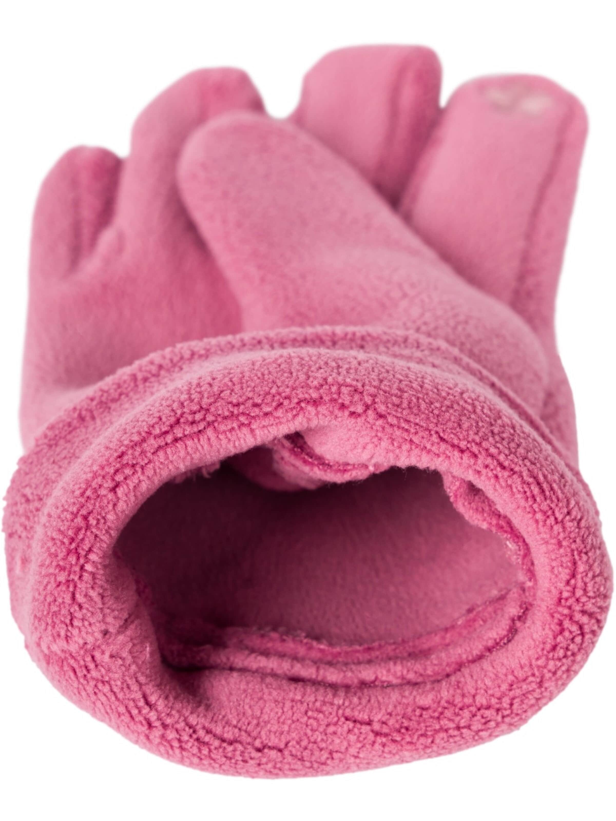 styleBREAKER Fingerhandschuhe 'Einfarbige Touchscreen Fleece Handschuhe'‌‌ in Lila