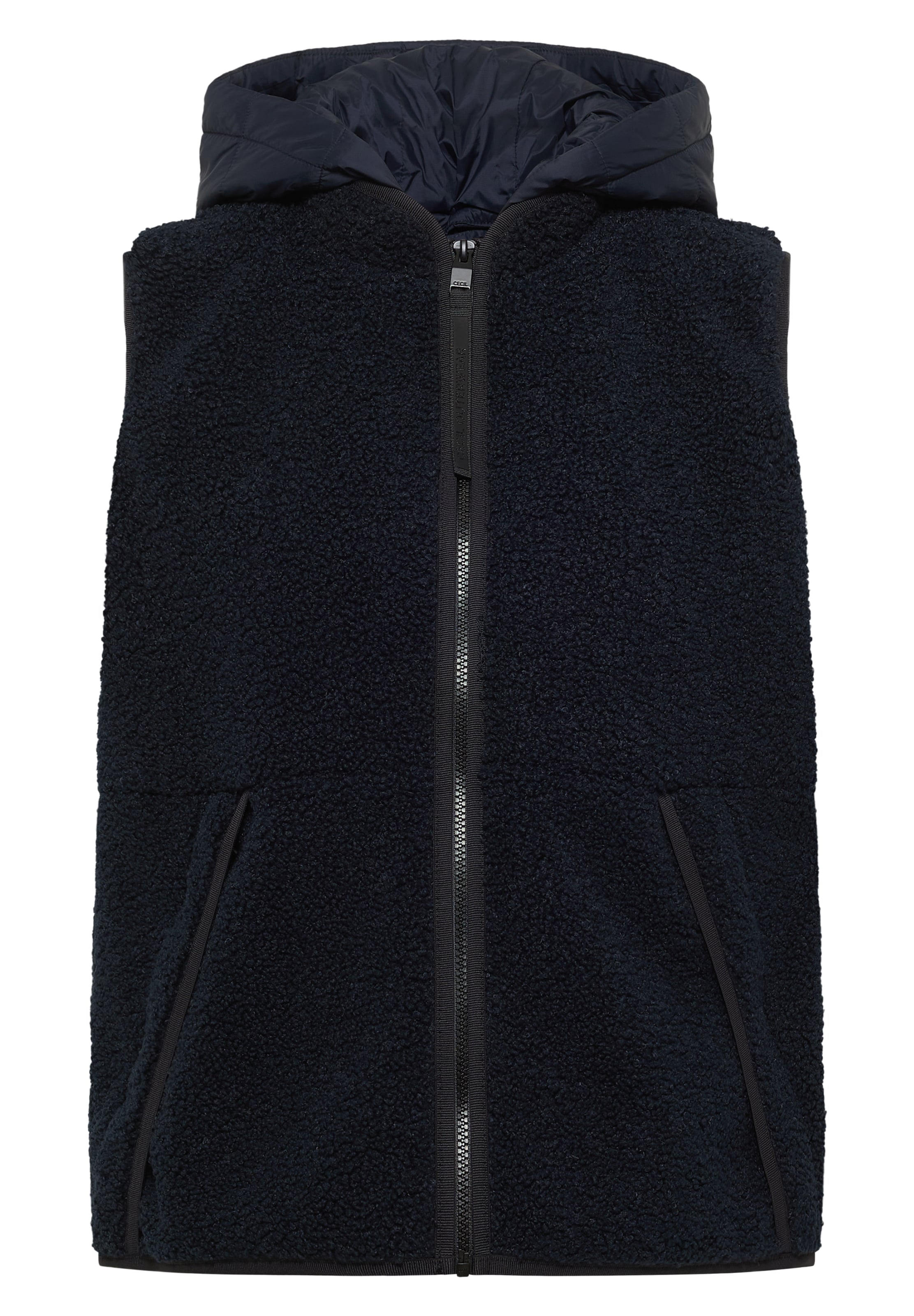 CECIL Vest in Blue: front