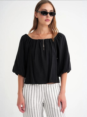 MixRay - Blusa em preto: frente