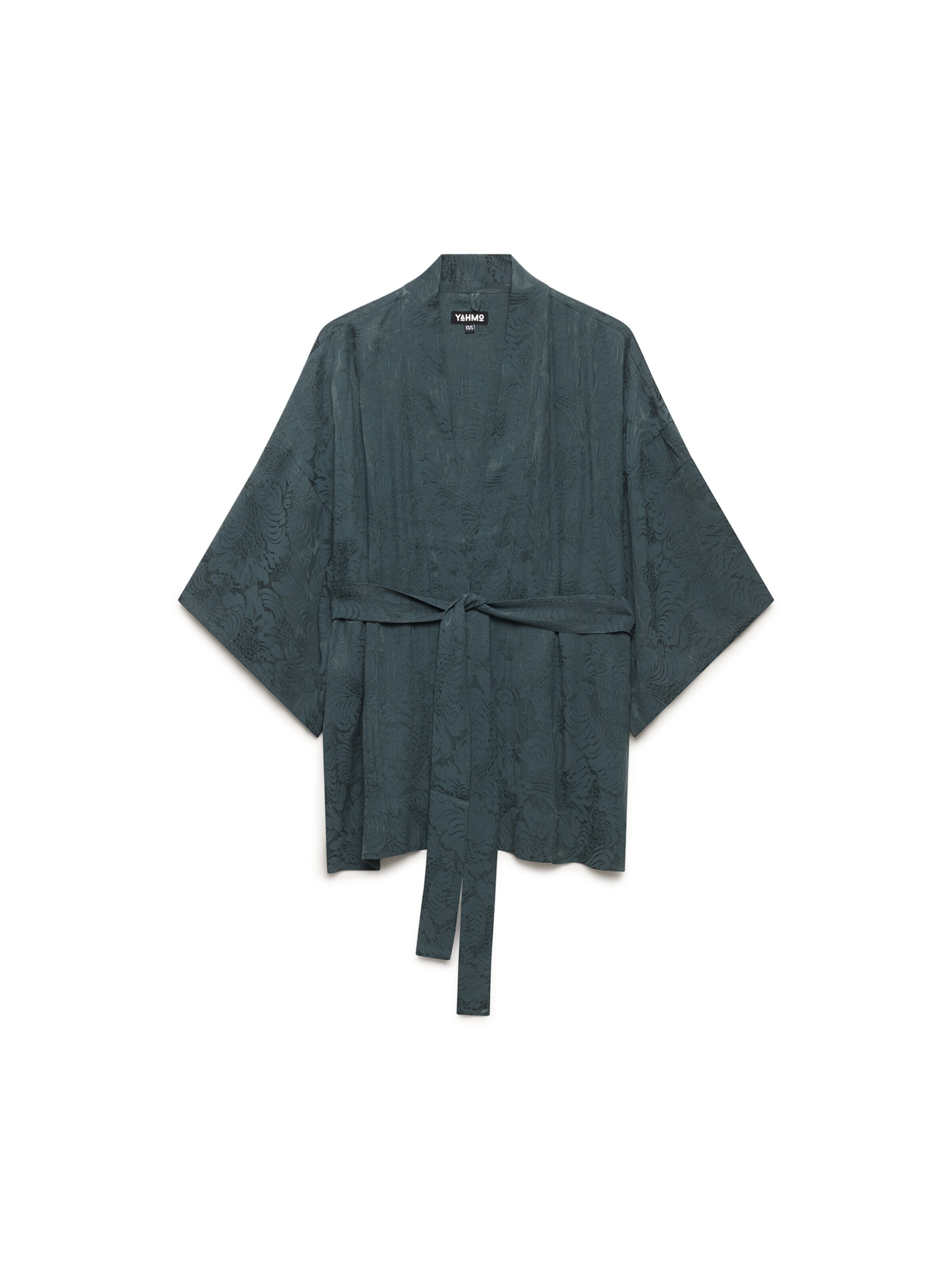 Yahmo Kimono 'Gerda' in Blauw: voorkant