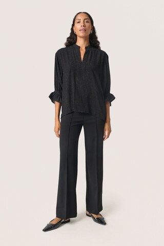 Chemisier 'Vina' SOAKED IN LUXURY en noir