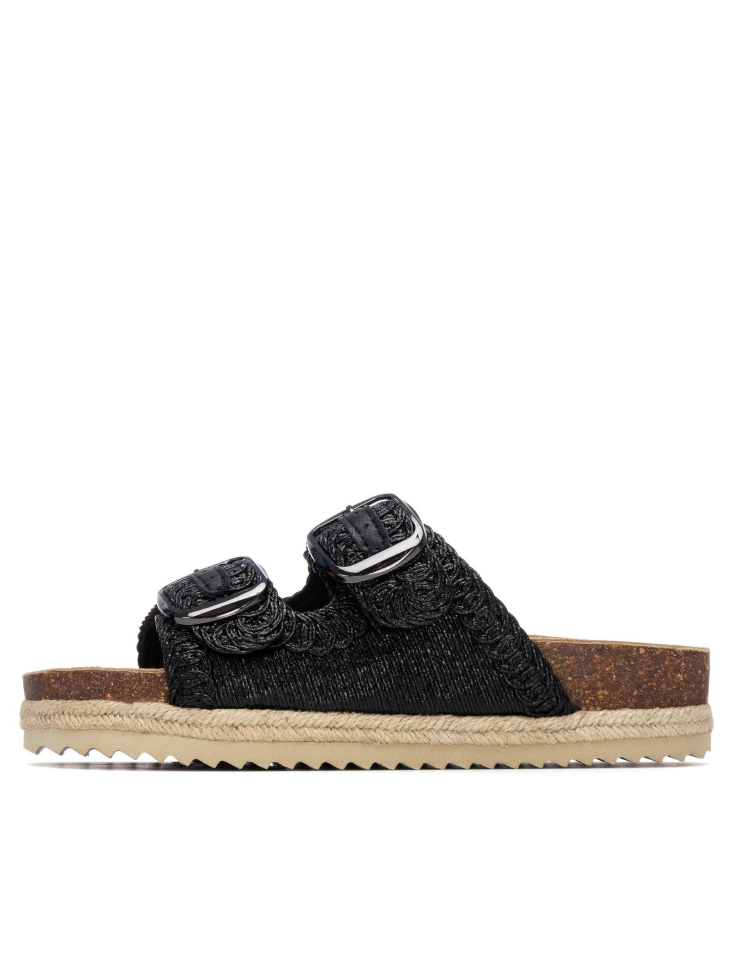 Xti Sandals in Black: front