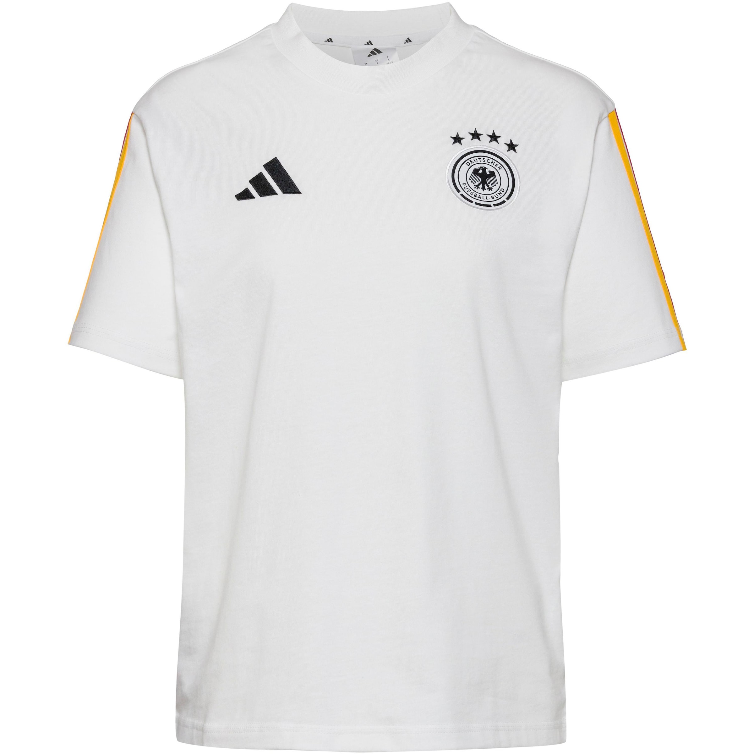 ADIDAS PERFORMANCE Funktionsshirt 'DFB Deutschland WM 2026' in gelb / rot / schwarz / weiß, Produktansicht