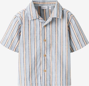 Coupe regular Chemise NAME IT en bleu : devant