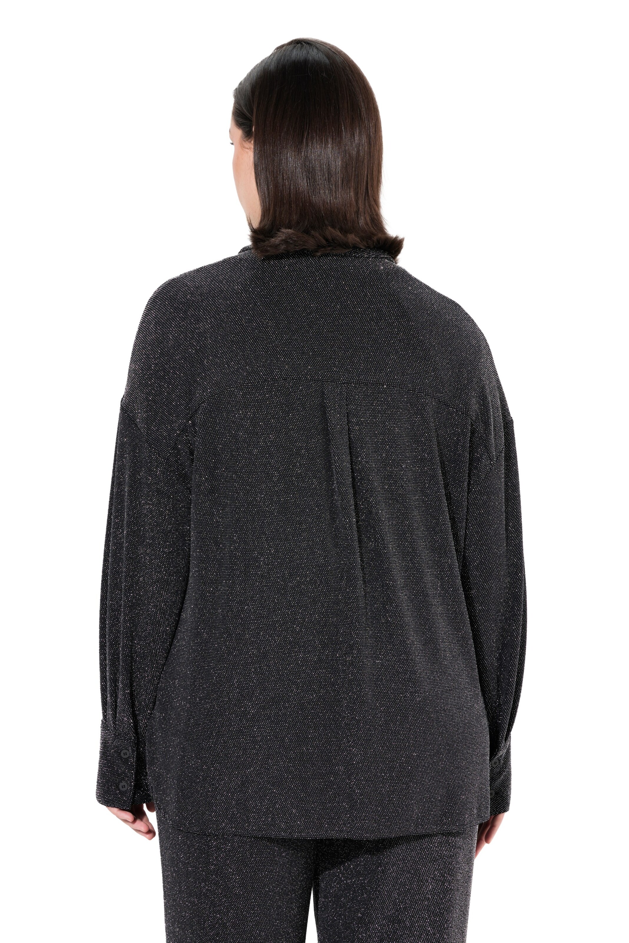 Ulla Popken Bluse in Schwarz