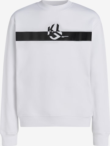 KARL LAGERFELD JEANS Sweatshirt in White: front