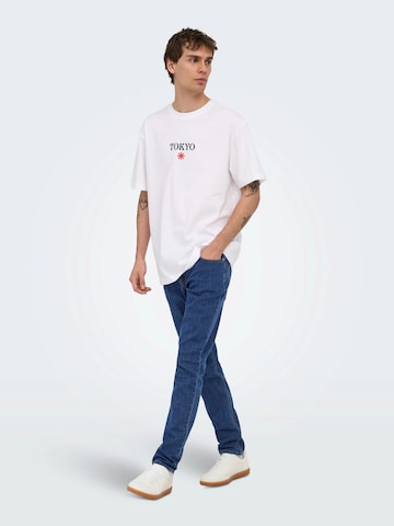 Only & Sons Slim fit Jeans 'ONSLOOM' in Blue