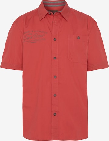 Man's World Business Shirt in Red: front