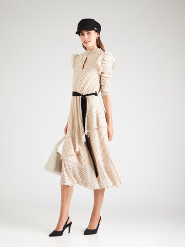 Little Mistress Jurk in Beige