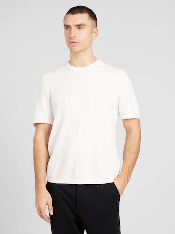 Pull-over 'DATE NIGHT' Abercrombie & Fitch en blanc : devant