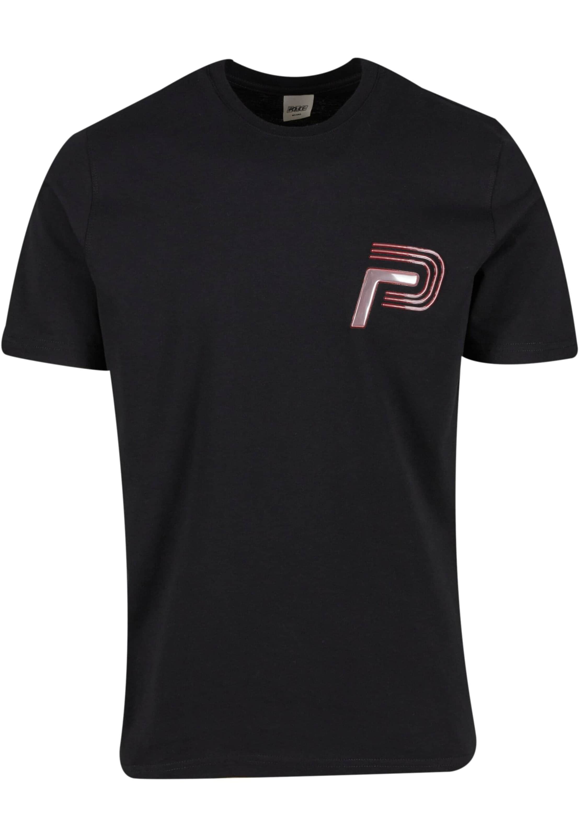 883Police Μπλουζάκι 'Rylstone' σε μαύρο: μπροστά