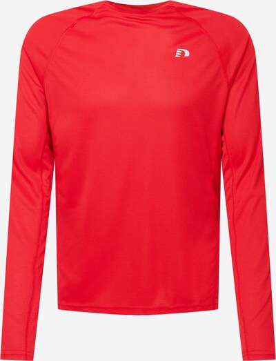 Newline Functioneel shirt in de kleur Grijs / Rood, Productweergave