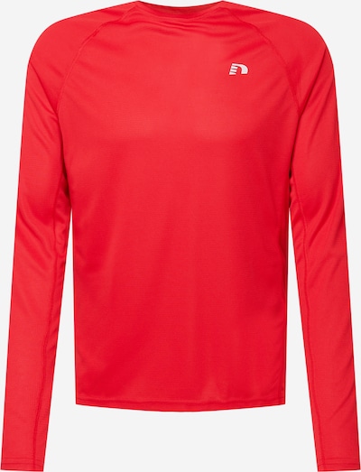 Newline Functioneel shirt in de kleur Grijs / Rood, Productweergave