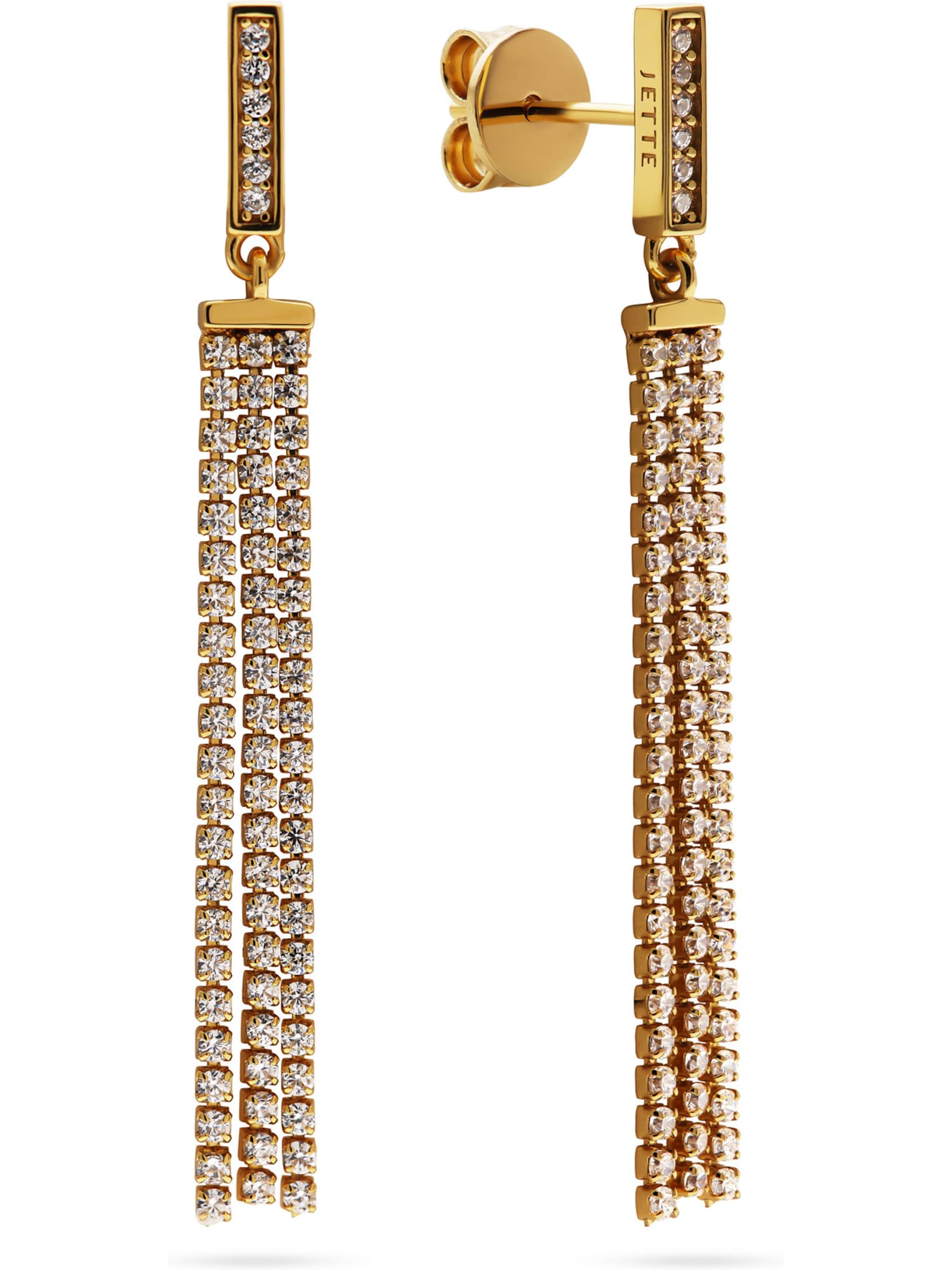 JETTE Ohrringe in Gold: Vorderseite