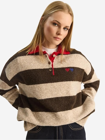 Bianco Lucci Pullover in Mischfarben