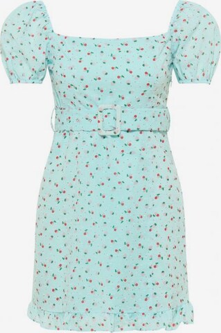 MYMO Summer Dress in Blue: front