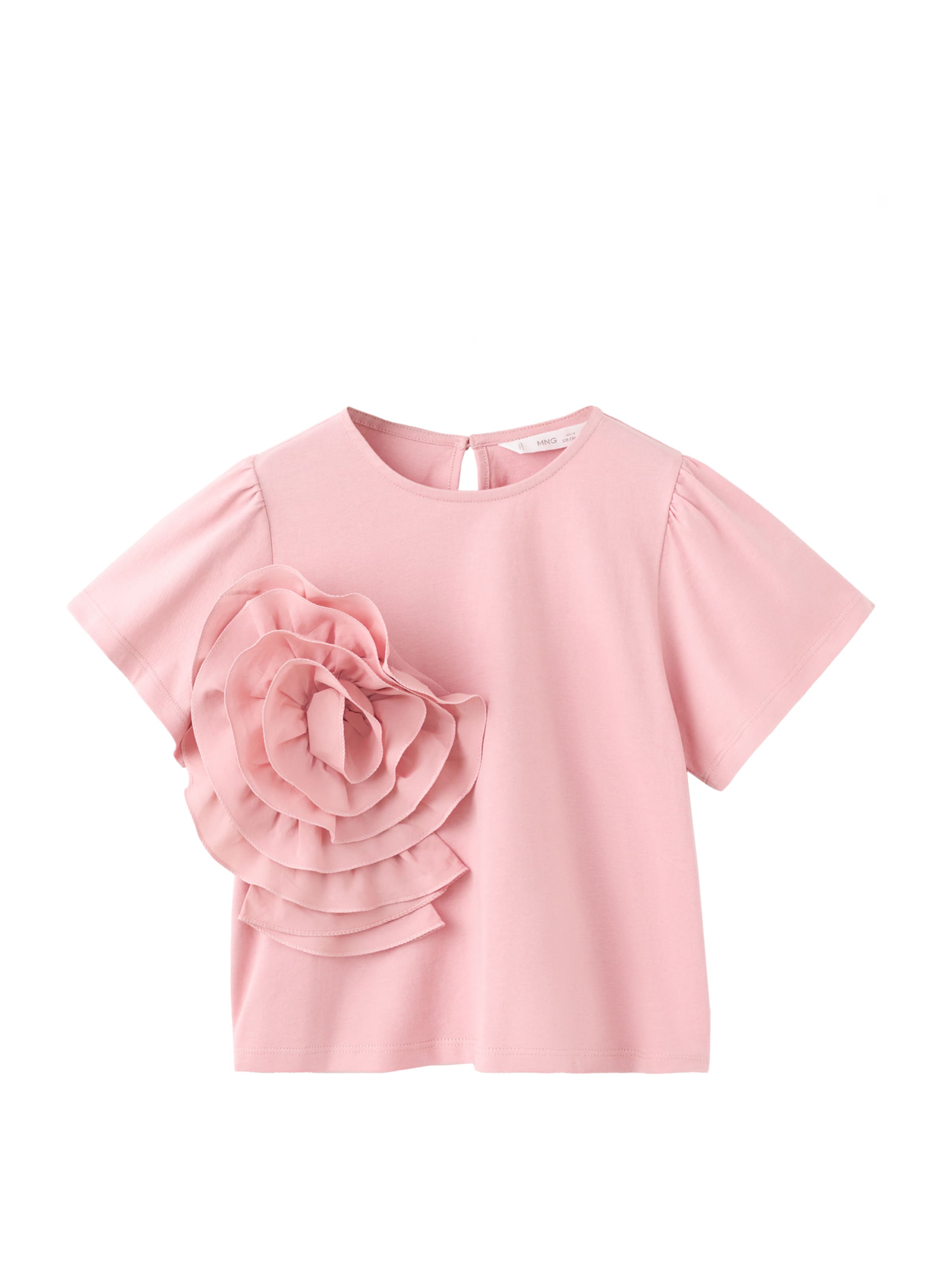 MANGO KIDS Póló - rózsaszín: elől