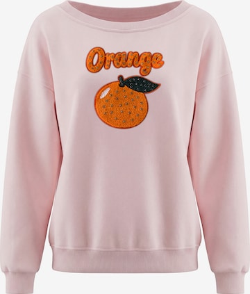 Sweat-shirt MYMO en rose : devant