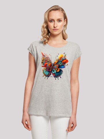 F4NT4STIC Shirt in Grey: front
