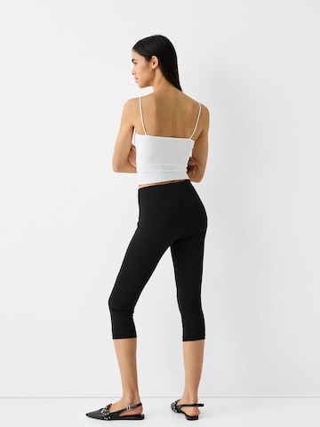 Bershka Skinny Legíny – černá