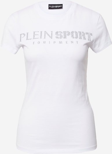 Plein Sport T-Shirt in silber / offwhite, Produktansicht