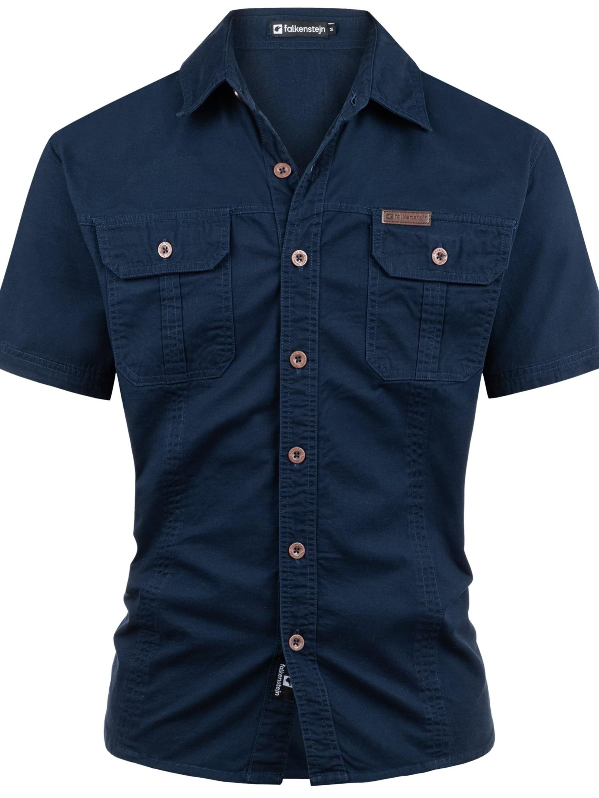 FALKENSTEJN - Camiseta en azul: frente