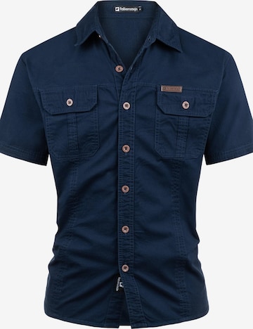 FALKENSTEJN - Camiseta en azul: frente