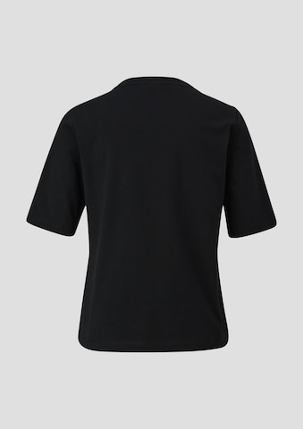 s.Oliver BLACK LABEL T-Shirt in Schwarz