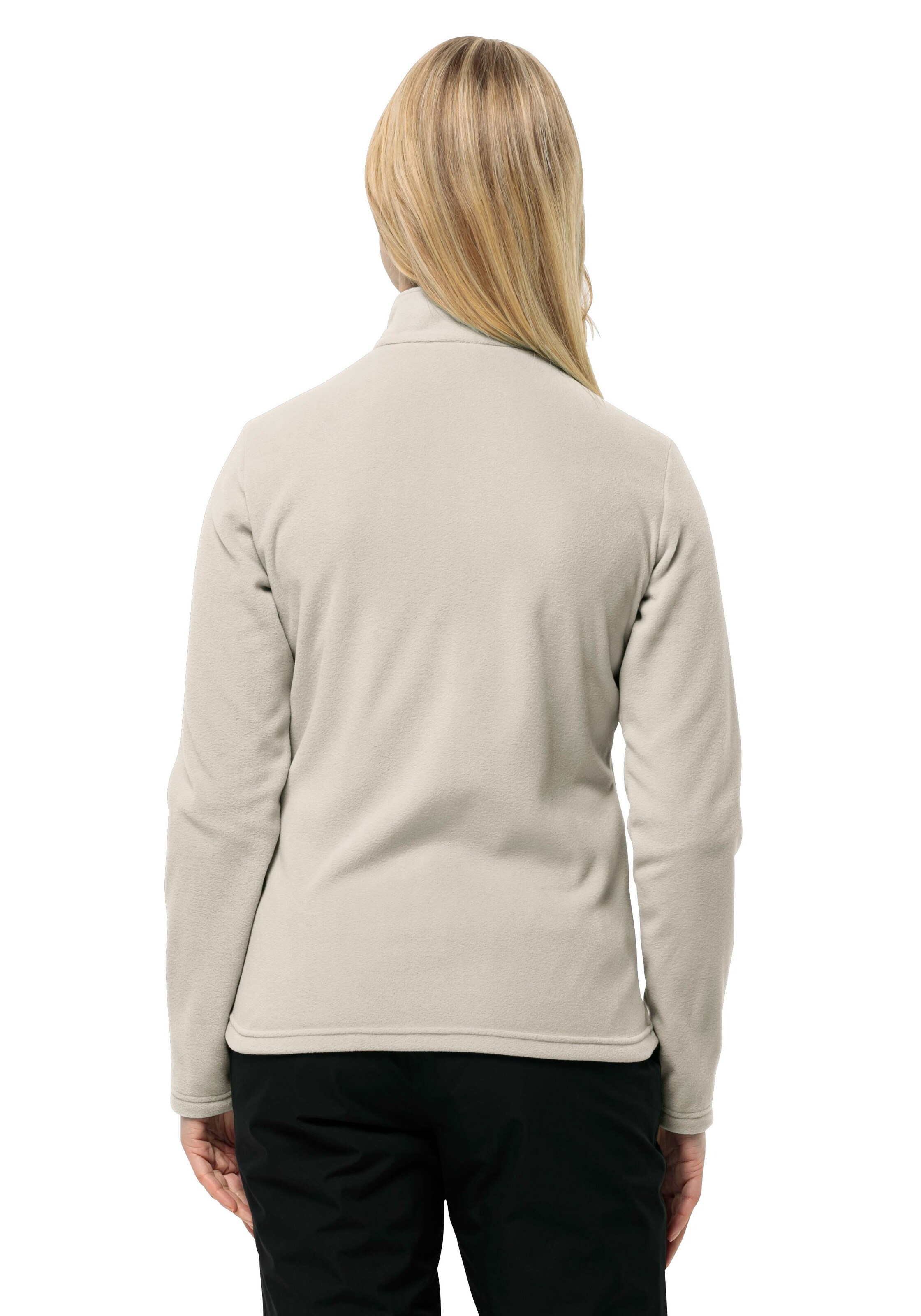 JACK WOLFSKIN Athletic Fleece Jacket in Grey