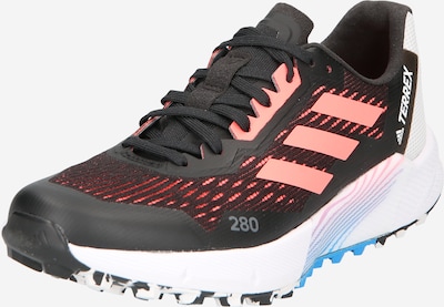 ADIDAS TERREX Running Shoes 'Agravic Flow 2' in Coral / Black / White, Item view