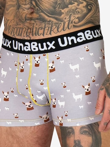 UNABUX Boxershorts 'WOOLHEAD' in Grau