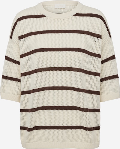 LeGer by Lena Gercke Neulepaita 'Camille' värissä ruskea / villanvalkoinen, Tuotenäkymä