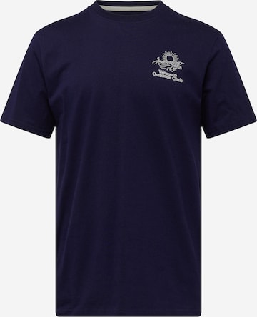 Wemoto T-shirt i blå: framsida