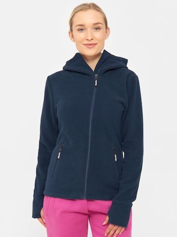 BENCH Fleece jas in Blauw: voorkant