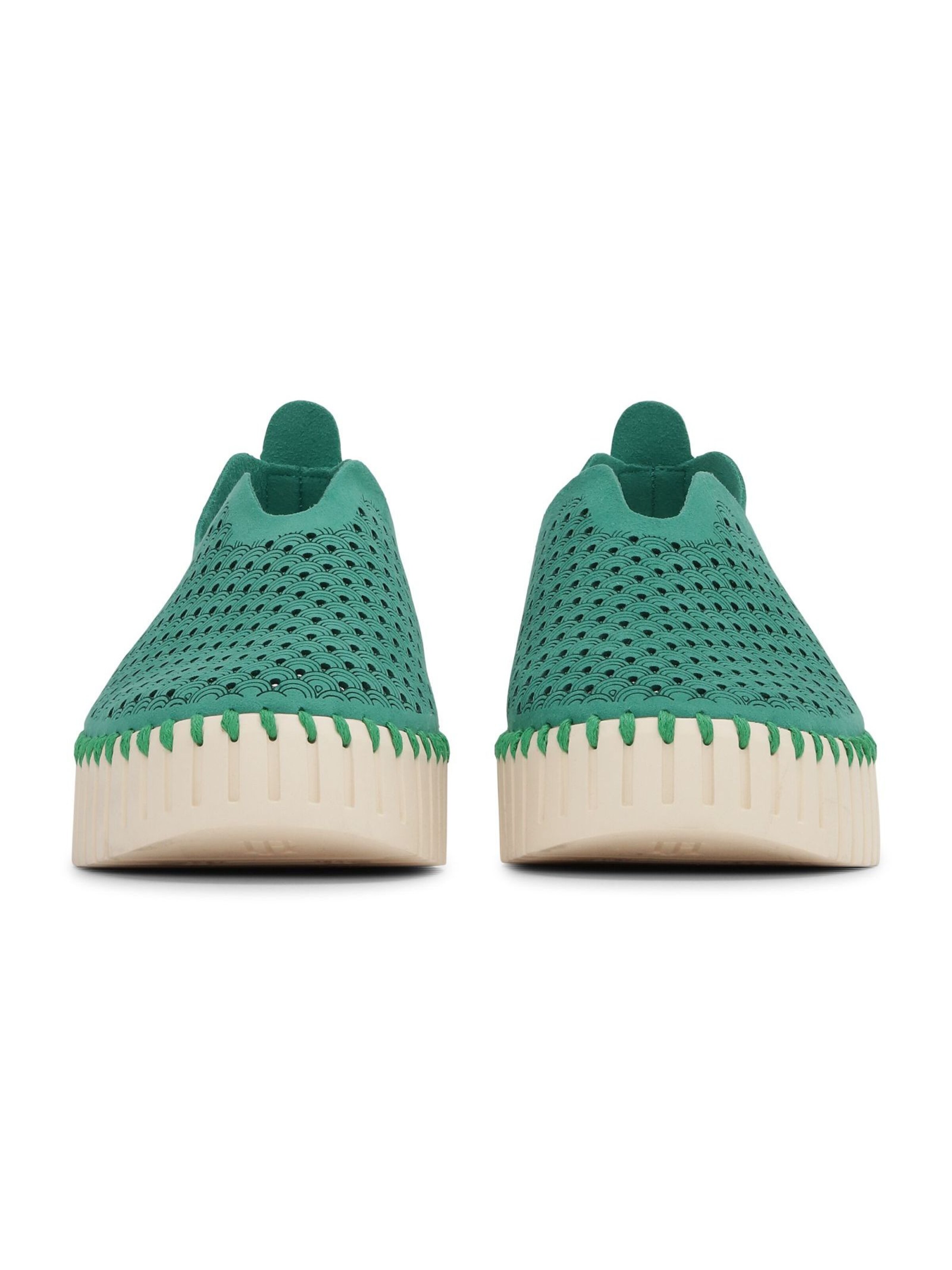 ILSE JACOBSEN Slip On 'Tulip' i grøn