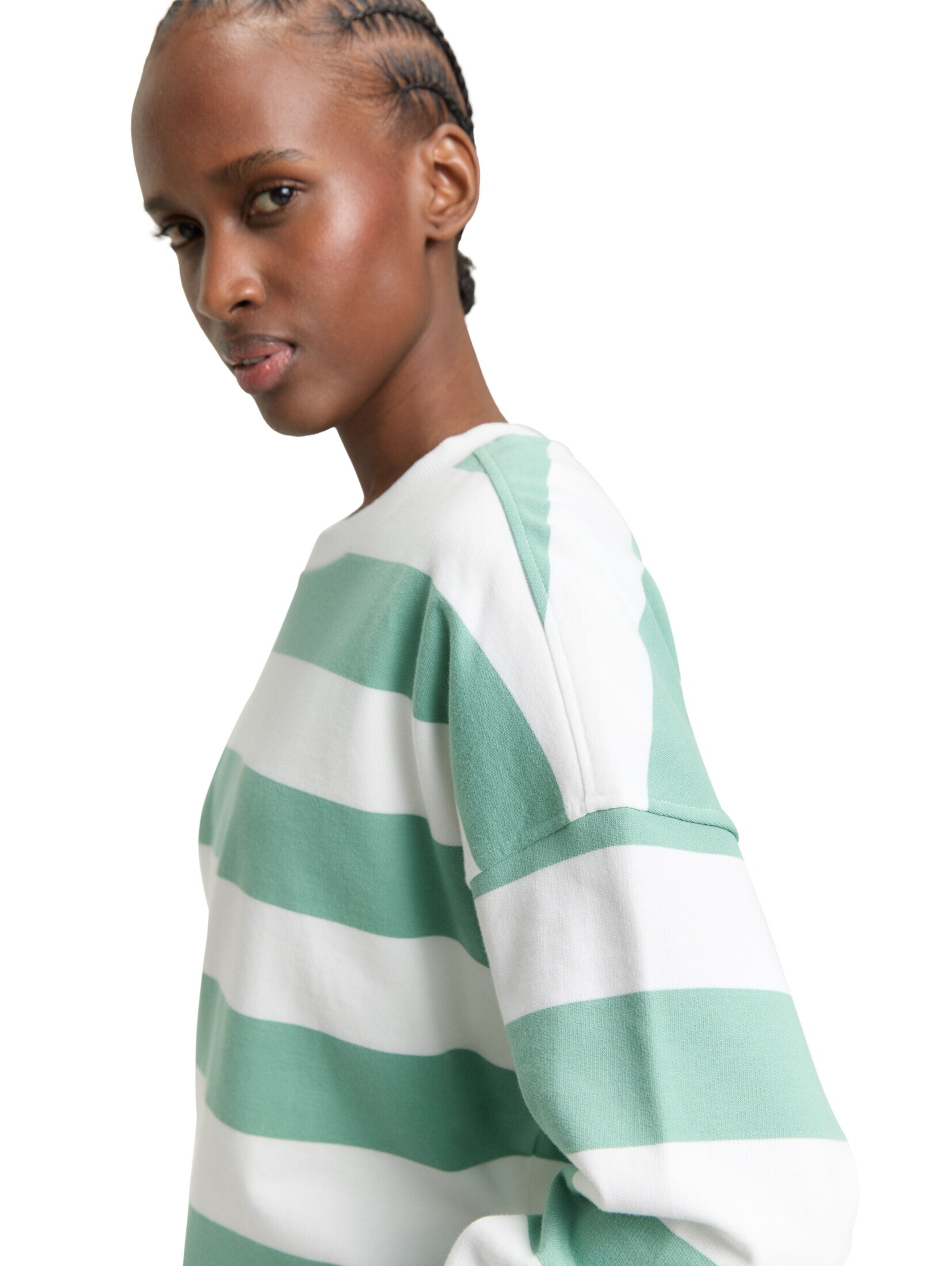 Felpa di TOM TAILOR DENIM in verde