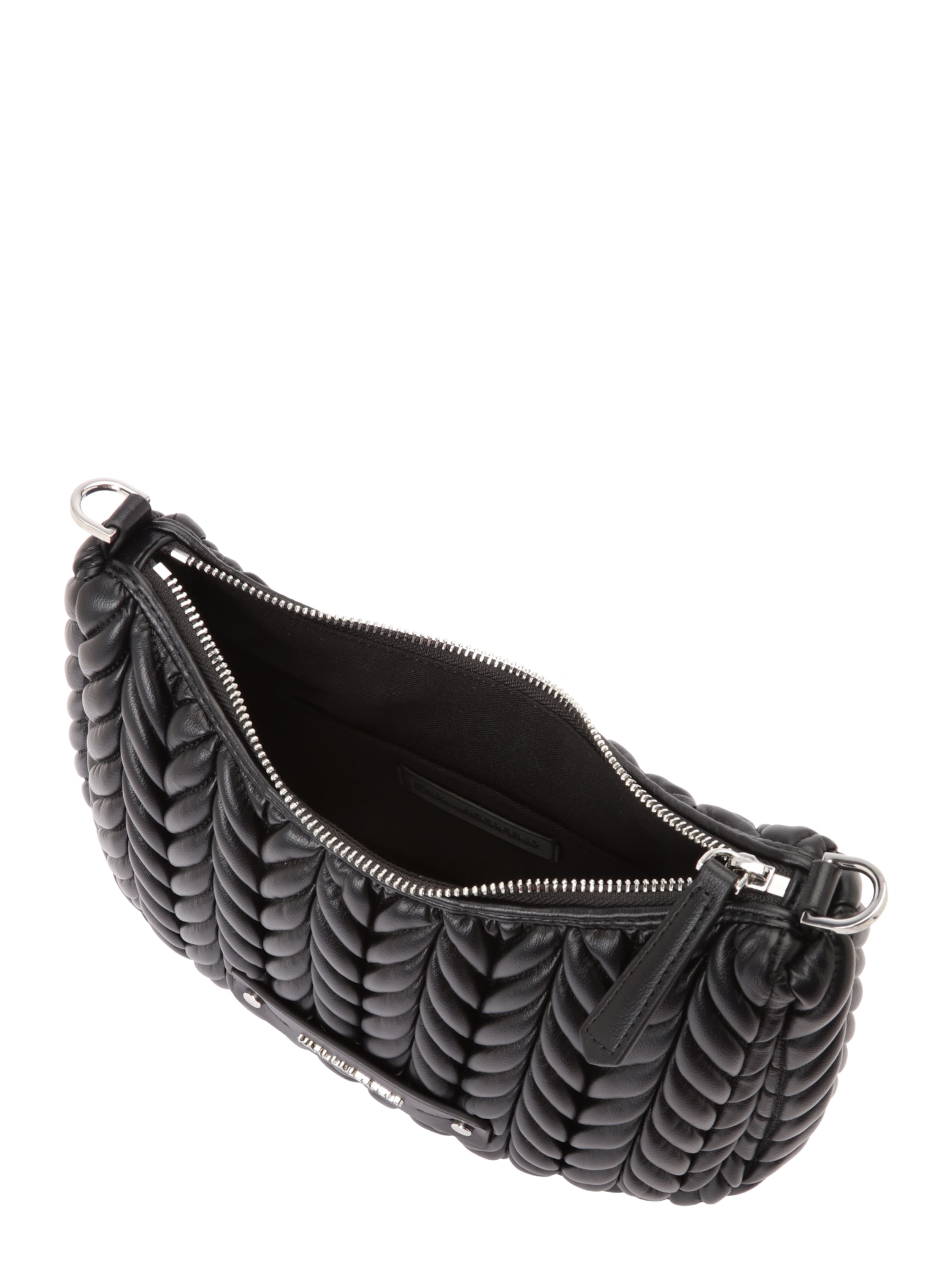 Karl Lagerfeld Наплечная сумка 'Weave' в Черный