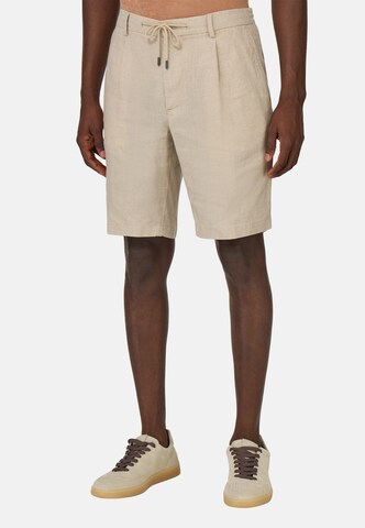 Boggi Milano Regular Shorts in Beige: Vorderseite