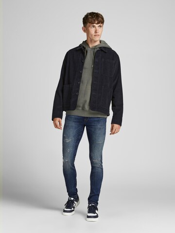 JACK & JONES Skinny Džíny 'LIAM' – modrá