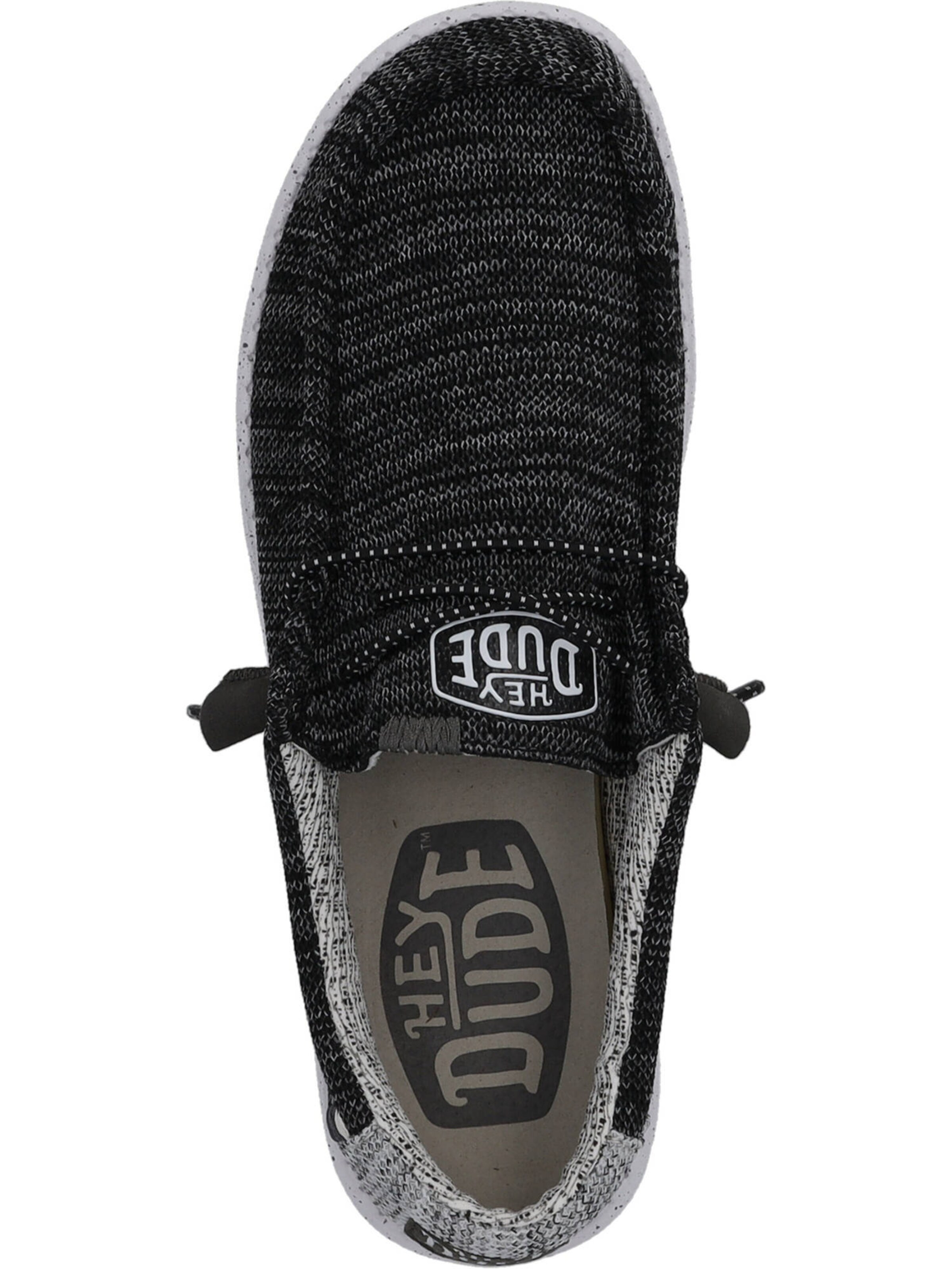 HEY DUDE Mokassin 'Wally' in Schwarz