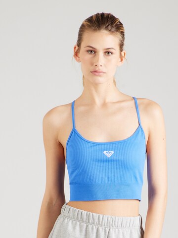 ROXY Bustier Sport bh 'CHILL OUT' in Blauw: voorkant