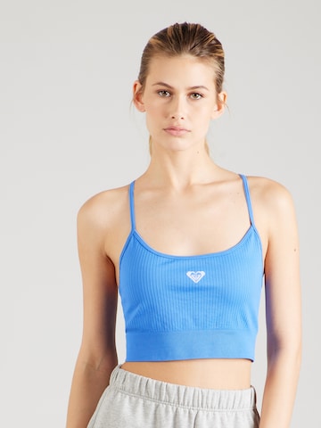 ROXY Bustier Sport bh 'CHILL OUT' in Blauw: voorkant