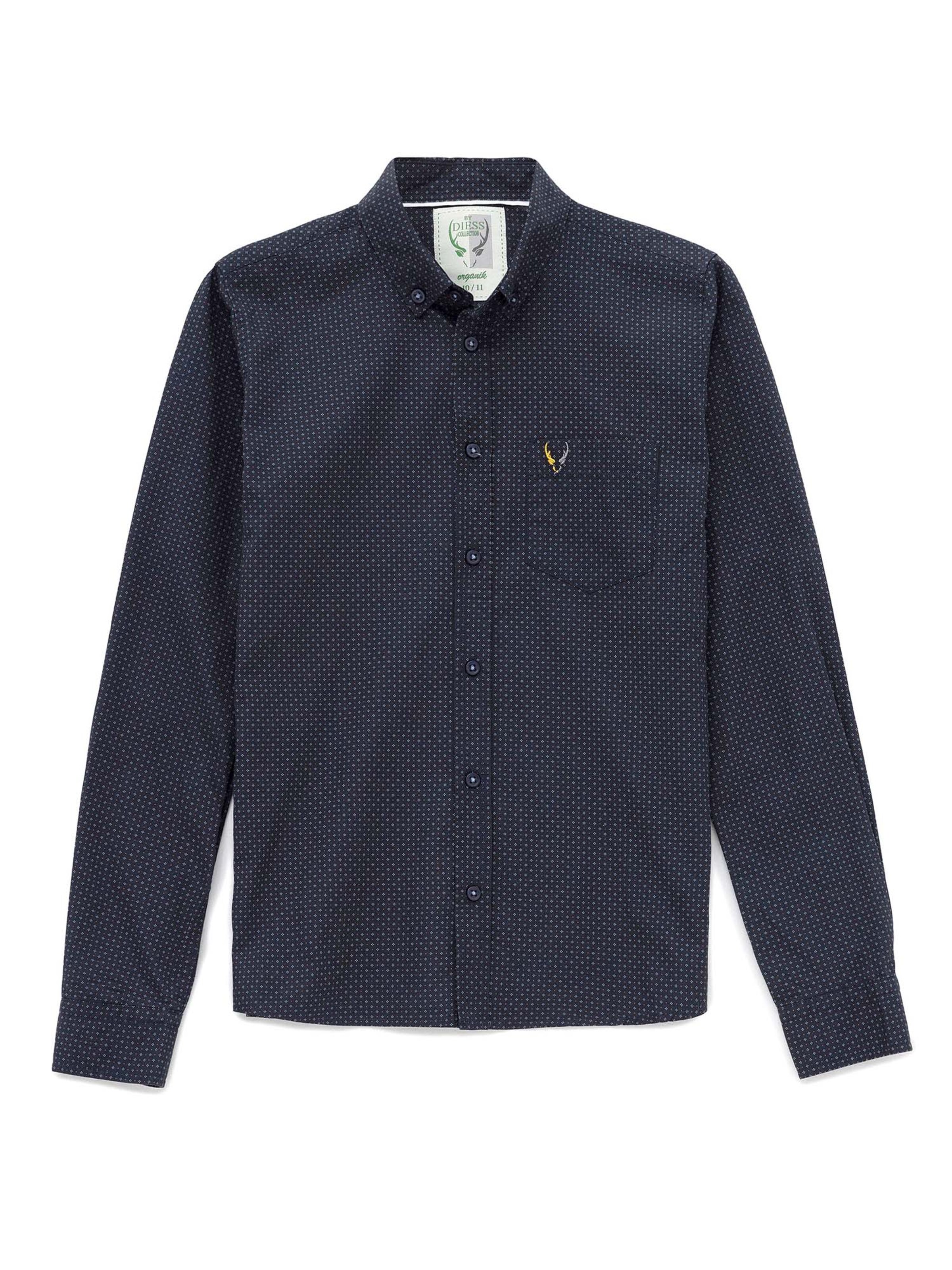 By Diess Collection Regular fit Риза в синьо: отпред