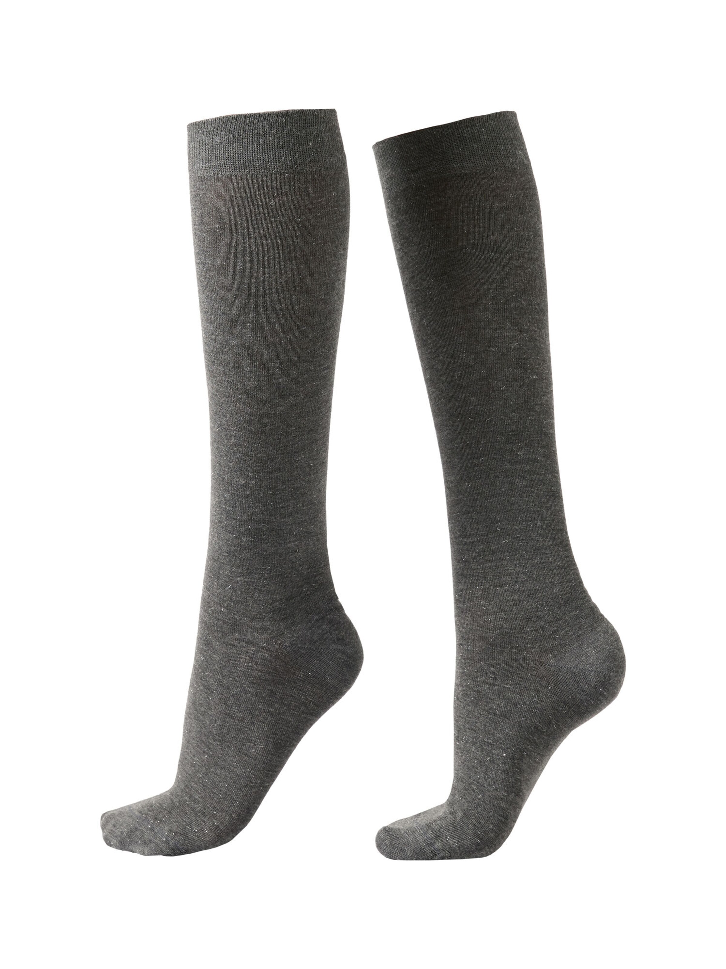 CALZEDONIA Kniestrümpfe in Schwarz: Vorderseite