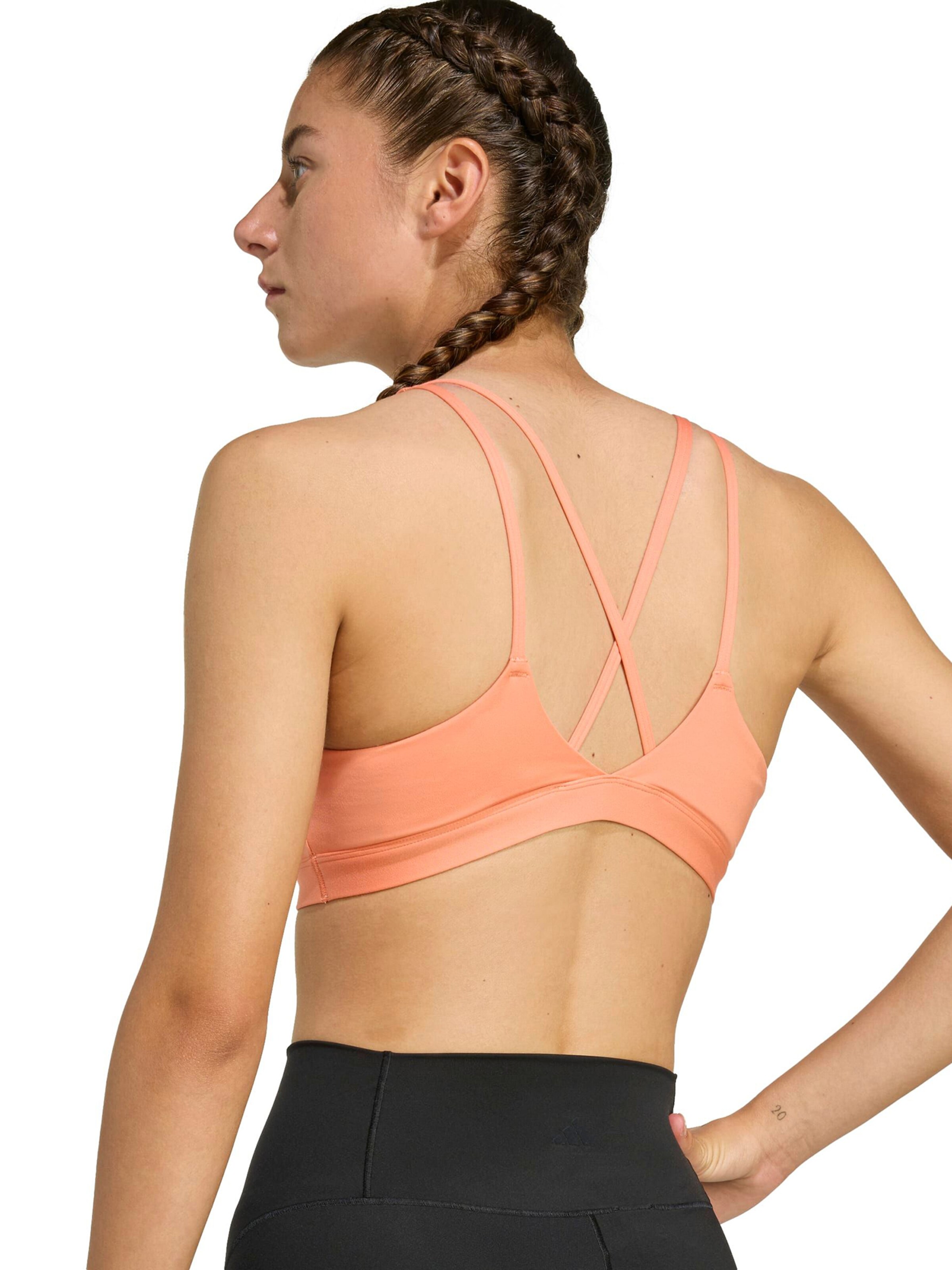 Bustieră Sutien sport 'ALL ME ESS' de la ADIDAS PERFORMANCE pe portocaliu