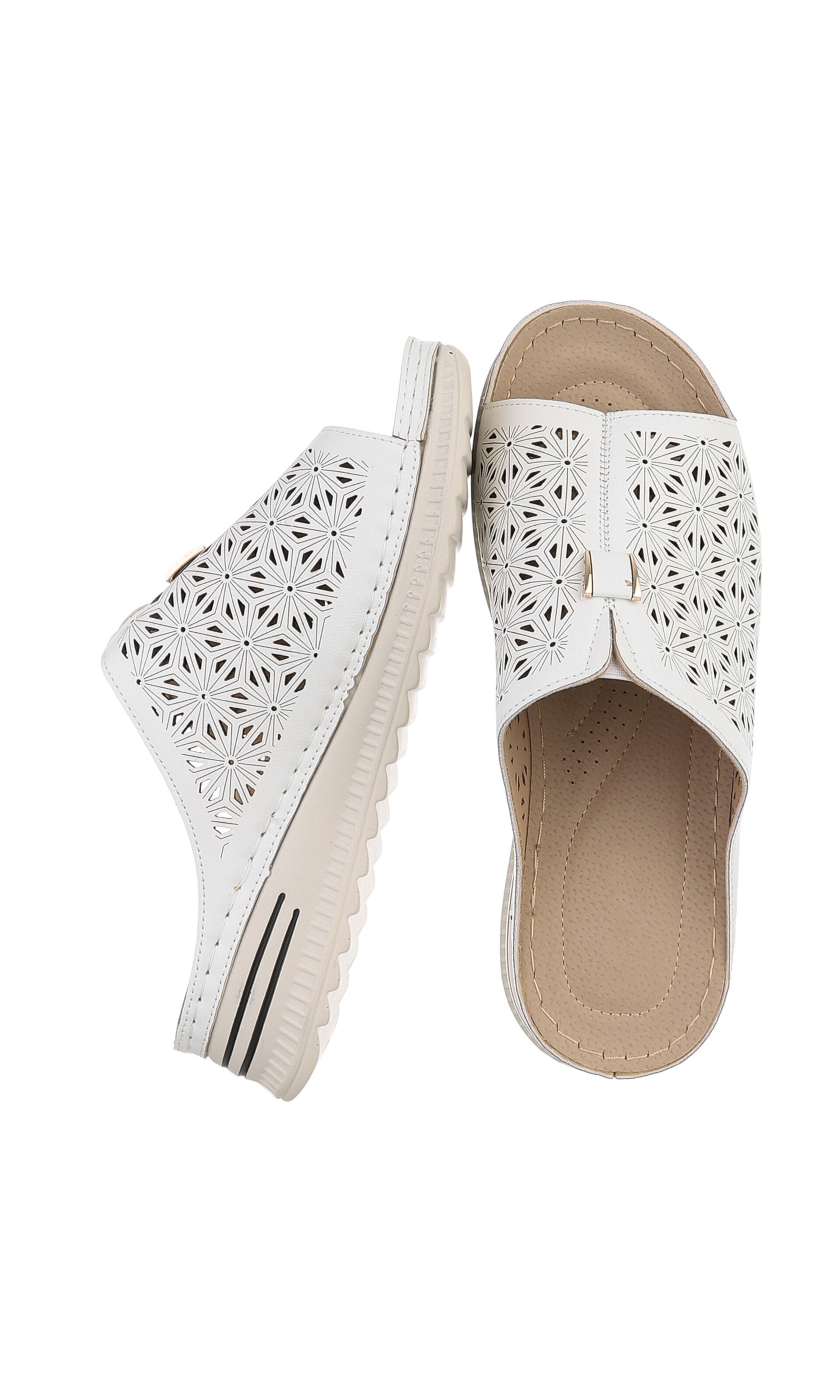 Ital-Design Mules in White