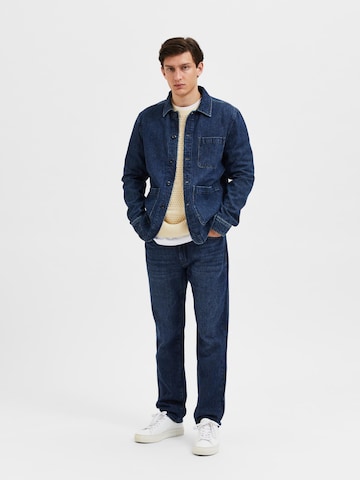 SELECTED HOMME Between-Season Jacket 'Benjamin' in Blue